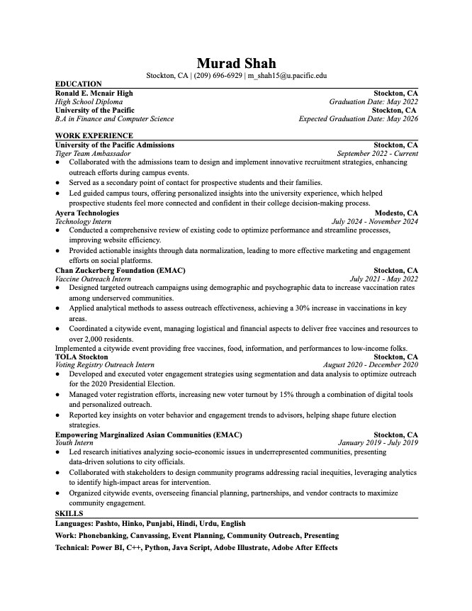 Resume